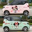 Mickey Phim Hoạt Hình Chống Thấm Nước Miếng Dán Trang Trí Dán Xe Hoạt Hình Dễ Thương Miếng Dán Mickey