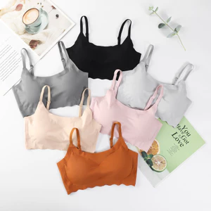 Liền mạch, không vòng thép, loại đẩy lên, Kích thước lớn, Áo ngực thể thao chống sốc