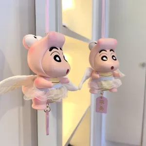 Cá Sấu Shin-Chan Thiên Thần Cao Cấp Dễ Thương Mặt Dây Chuyền Hoạt Hình Tay Mặt Dây Chuyền Trang Trí Quà Tặng Niche Xe Mặt Dây Chuyền 26.3.22