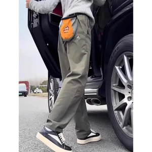 Quần yếm công nghệ Nhật Bản Unisex phong cách mới VN| Quần Kaki dáng rộng, quần côn, có nhãn tam giác nhỏ màu trắng.| Thích hợp cho các hoạt động ngoài trời Quần đi bộ đường dài chống gió chống thấm nước