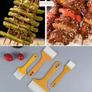 Bàn chải nướng ITRUMPET, Bàn chải nướng bánh dễ làm sạch bằng nhựa PET, Dụng cụ nhà bếp bền bỉ Tay cầm mỏng Dụng cụ làm bánh ngọt để làm bánh nướng BBQ