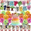 ST2 Sprunki chủ đề tiệc sinh nhật biểu ngữ bong bóng trang trí Caketopper Sắp xếp Tiếp liệu TS2