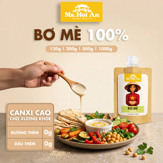 Bơ Mè Tahini 100% Ms. Hoi An - Không Đường Không Dầu - Bổ Sung Canxi Eat Clean