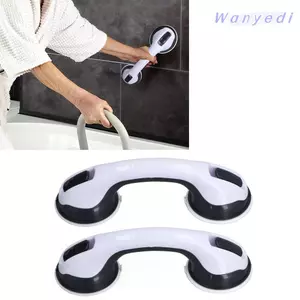 WANYEDI 2 Tay cầm vòi hoa sen, Thanh giữ vòi hoa sen an ninh cong, 2 gói Thanh hỗ trợ vòi hoa sen khóa đôi Bồn tắm