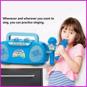 Máy Karaoke Nhỏ Karaoke Loa Trẻ Em Có Micro KidsInstrument Phụ Kiện Có Hiệu Ứng Chiếu Sáng lyuvn
