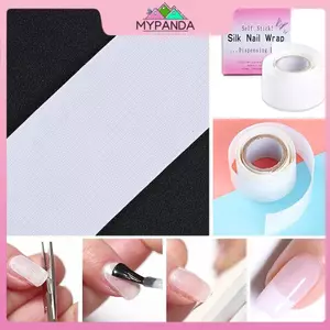 MYPANDA 1 Cuộn Sửa Chữa Móng Tay Lụa UV Gel Xây Dựng Sợi Pháp Dụng Cụ Làm Móng Tay Hình Thức Móng Tay Nối Dài Đầu Dính Stiers Bảo Vệ Móng Tay Stiers.