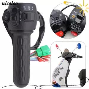 Ghế ngồi tay cầm NICOLOO Tay cầm phanh rùa nhỏ Phụ tùng xe điện Nút công tắc tích hợp