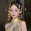 ECK Dây Xích Dài sel Kẹp Tóc Cho Nữ Hoa Chuông Hình Kẹp Tóc Cô Dâu Cưới Dân Tộc Tóc Trang Sức HOT
