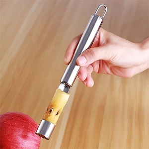 Dụng cụ lấy lõi táo inox, dụng cụ khoét lõi trái cây (lê, táo) tiện lợi cho bếp I79G