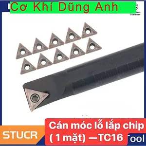 Cán dao tiện móc lỗ lắp chip T16 (1 MẶT) TCMT16