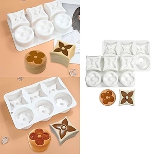 Khuôn làm bánh silicon có thể gập lại Treeling chịu nhiệt Dễ dàng làm sạch Dụng cụ làm bánh nhà bếp