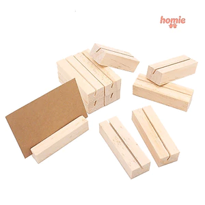 Giá đựng danh thiếp bằng gỗ, vật trang trí trang sức, giá đựng ảnh, giá đựng thẻ ghi chú.