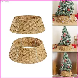 VIC Wicker Váy cây thông Noel Vỏ đứng sành điệu để tăng cường lễ hội ngày lễ