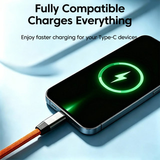 Cáp USB C Elough 240W có bộ chuyển đổi Type-C sang Type-C Dây dữ liệu sạc nhanh cho máy tính bảng điện thoại di động