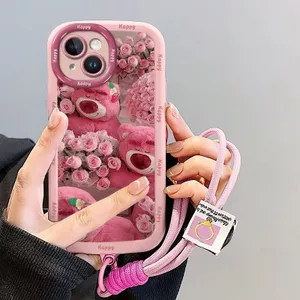 Pink Pooh Thích Hợp Cho Apple Full Range Ốp Điện Thoại 16 Bao Gồm Tất Cả 15 Chống Sốc 14 Phong Cách Mới 13 / 12 Phong Cách Nữ 2026-6-1