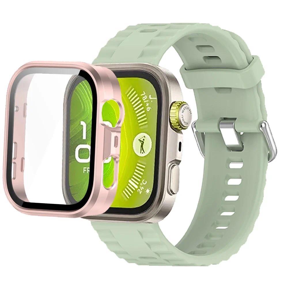 Vỏ PC + dây đeo cho Huawei Watch Fit 5 / 5 Pro cản bảo vệ vòng tay silicon thể thao