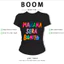 BOOM Áo Baby Tee Nữ Cotton Ôm Body-Áo Thun Ngắn Tay Y2K In Hình PhongCách Mùa Hè, Cổ Tròn Hàng Đầucách hàn quốc phong067