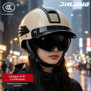 QMP Junhaolong 3C Chứng Nhận Mới Tiêu Chuẩn Quốc Gia Xe Điện Xe Máy Mũ Bảo Hiểm An Toàn Mũ Bảo Hiểm Mùa Hè Chống Nắng