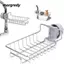 Giá thoát nước bồn rửa MARGREDY, Chức năng thoát nước Chức năng lưu trữ Giá lưu trữ miếng bọt biển, Giá đỡ vòi đa chức năng bằng thép không gỉ Tiết kiệm không gian Sử dụng phòng tắm nhà bếp