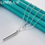 URMYLADY Bạc 925 Cột Mịn 16 / 18 / 20 / 22 / 24 / 26 / 28 / 30 Inch Mặt Dây Chuyền Vòng Cổ Cho Nữ Tiệc Cưới Trang Sức Thời Trang