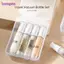Bình xịt dưỡng da BORAGETE 3 / 4 chiếc, Chai có thể nạp lại du lịch 5-15ML rỗng, Máy bơm ép bền di động có hộp đựng mỹ phẩm