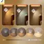 < YEI > Đèn tường LED từ tính xoay 360 độ Đèn ngủ có thể sạc lại từ xa không dây cho phòng học trẻ em Hành lang mới