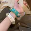 AqToCna Bohemian Shell Nhựa Braclets Dành Cho Nữ Hình Học Hyperbole Vintage Lắc Tay Trang Sức Thời Trang Thanh Lịch Acrylic Pulseras AqToCna