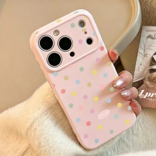 Dành Cho IPhone 17 16 15 14 plus 13 12 11 Pro Max 7 8 plus Trường hợp điện thoại nhiều màu sắc của Hàn Quốc
