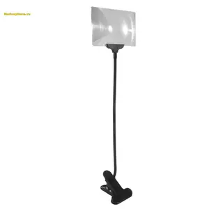 Kính lúp 5X có kẹp, Kính lúp 6x3,5 Inch có kẹp Cổ ngỗng linh hoạt có thể điều chỉnh, Kẹp trên kính lúp Dễ dàng lắp đặt Dễ dàng sử dụng