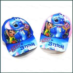 SQ Stitch Mũ hoạt hình trẻ em bốn mùa Tấm che nắng ngoài trời thoáng khí Mũ bóng chày chống nắng đa năng