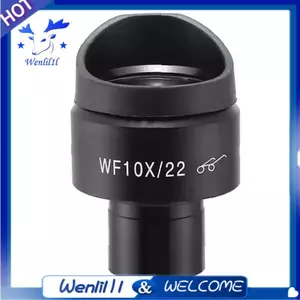 WF10X Thị kính góc rộng điểm mắt cao Diopter Thị kính có thể điều chỉnh Thị kính góc rộng