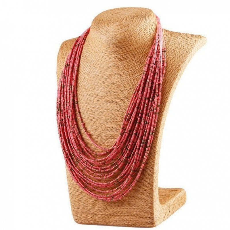 Châu Âu Mỹ Cổ Điển Đá Quý Phóng Đại Độc Đáo Vòng Cổ Phong Cách Mới Bohemian Chìm Nước Đá Nhiều Lớp Vòng Cổ Cơm