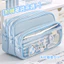 Trong Suốt Hộp Đựng Bút Chì Trong Suốt Dung Tích Lớn Đơn Giản Giá Trị Cao Hộp Đựng Bút Chì Sáng Tạo Đa Năng Trường Trung Học