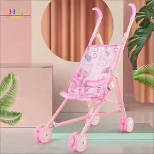 HL Bền Tương Tác Búp Bê Pram Giả Vờ Chơi Đồ Chơi Búp Bê Ổn Định Xe Đẩy Bé Bằng Nhựa Cho Bé Trai Bé Gái Trẻ Sơ Sinh LMWU