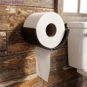 Hộp đựng giấy cuộn JUNYUE88US, Hộp đựng khăn giấy treo tường tiết kiệm không gian bằng nhựa, Hộp đựng đồ phòng tắm đa chức năng tiện lợi sáng tạo Nhà bếp