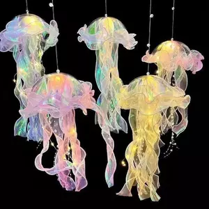 Jellyfish Lamp Portable Home Decoration Room Atmosphere Decoration Bedroom Night Lamps Household