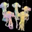 Jellyfish Lamp Portable Home Decoration Room Atmosphere Decoration Bedroom Night Lamps Household