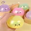 HFTOY Mềm Hấp Buns Pinch Đồ Chơi Mô Phỏng Bánh Mì Squishy Trang Trí Máy Tính Để Bàn Đàn Hồi Cho Phòng Học Tập Hoặc Thư Giãn Văn Phòng ~