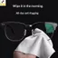 < YEI > 10 Chiếc Vải Chống Sương Mù Microfiber Da Lộn Có Thể Tái Sử Dụng Để Vệ Sinh Ống Kính Kính Dễ Dàng Mang Theo Cho Công Việc Học Tập Du Lịch Ngoài Trời Mới