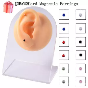 GAVESTO 12 Cái / Thẻ Lip Labret Stud Giả Xuyên Tai Từ Tính Tragus Sụn Stud