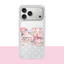 Ốp điện thoại mờ hình thỏ hồng từ tính cho iPhone 17 16 Pro 15 14 Pro Max Vỏ bảo vệ mờ cứng
