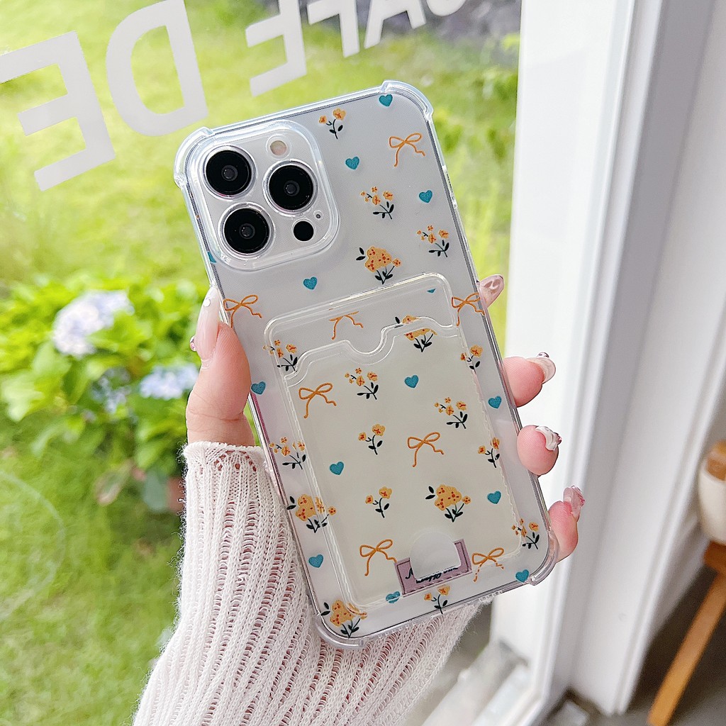 Ốp Lưng Có Giá Đỡ Thẻ VIVO Y18 Y28 Y15S Y15A Y11 Y12 Y15 Y12D Y12A Y12S Y20 Y20S Y20i Y21 Y21S Y16 Y02S Y27S Y22 1902 V2026 V2033 V2042 V2043 V2048 V2047 Coquette Hoa Nơ