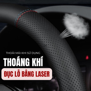 Bọc Vô Lăng Da Ô Tô Cao Cấp SH Autocare Da Mềm Mại Chắc Tay Lái Dành Cho Xe 4-7-16 Chỗ