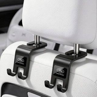 MỚI 2 Chiếc XE Sau Ghế Móc Đa Năng Ghế Sau Tựa Đầu Móc Giá Đỡ Cho Land Rover Range Rover Sport Evoque Freelander Velar Discovery 4 Jaguar XE XJ XF Guitar