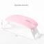 Đèn Hơ Nail Mini Cầm Tay Gấp Gọn Đèn UV LED Sấy Khô Sơn Gel Nhanh Chóng Tiện Lợi Cho Tự Làm Nail Tại Nhà