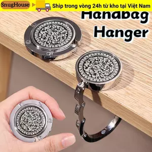 SNUGHOUSE 1 Cái Giá Để Bàn, Móc Treo Túi Xách Hoa Cổ Điển Di Động, Phụ Kiện Du Lịch Có Thể Gập Lại Ví Tròn Túi Móc