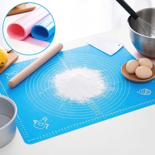 Tấm thảm lót nhào bột, trộn bột silicon chống dính, trượt làm bánh sữa chua, bao, quy baking 50x40cm SUNN0