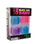 Hồng Tím Xanh Trong Suốt Ice Cube Squishy Lớp Học Phần Thưởng Ngày Lễ Quà Tặng