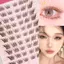Không Cần Keo Fox Eye Effect Lông Mi Giả Lông Mi Tự Dính Có Thể Tái Sử Dụng DIY Phân Đoạn Thi Winged Lash Nối Dài Sử Dụng Hàng Ngày Mới