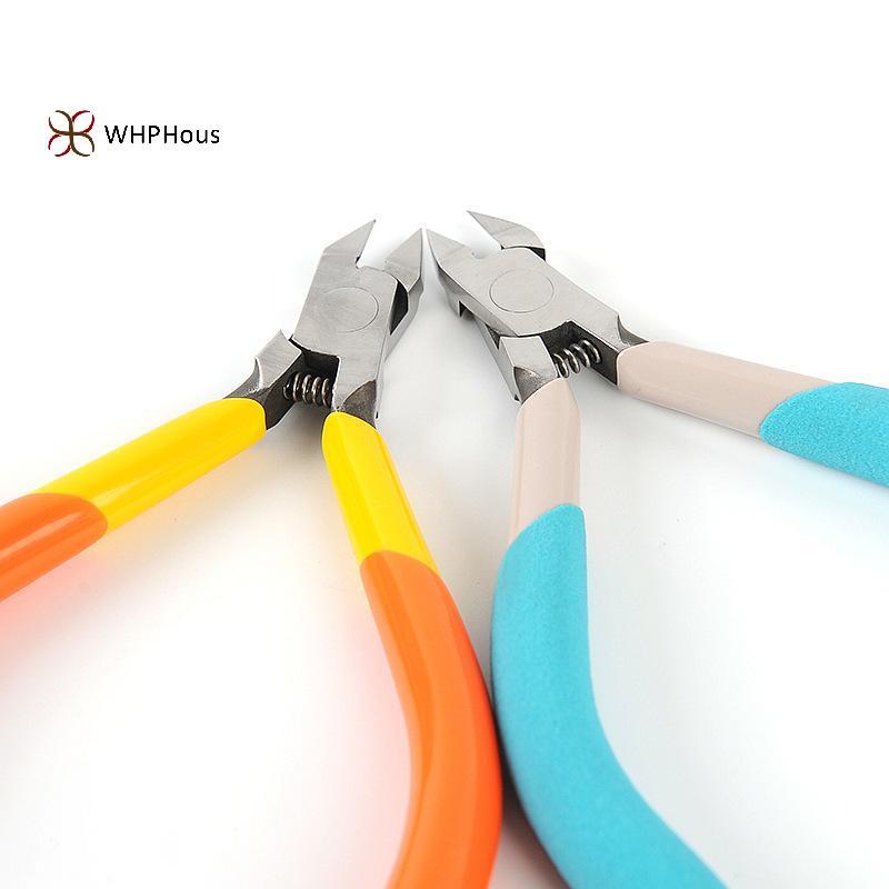 < WHPHous-t > Kìm cắt sắc nét chính xác bằng thép Carbon dành cho câu đố Cắt dây lắp ráp mô hình 3d có kẹp chéo và kẹp sắc nét đẹp